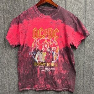 AC/DC Highway to Hell Red and Black Tee